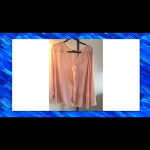 Ann Taylor Career Blouse with Frills